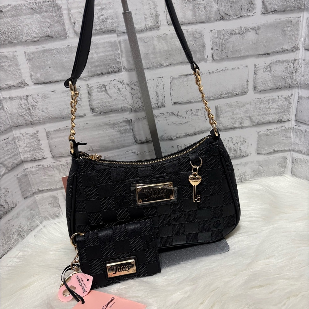 Juicy Couture(SOLD) “Miss Independent” Shoulder Bag w/ matching wallet